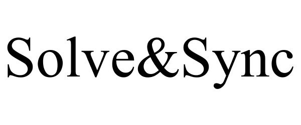 Trademark Logo SOLVE&amp;SYNC