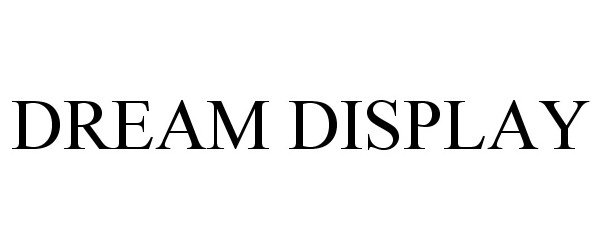 Trademark Logo DREAM DISPLAY