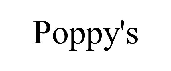 Trademark Logo POPPY'S