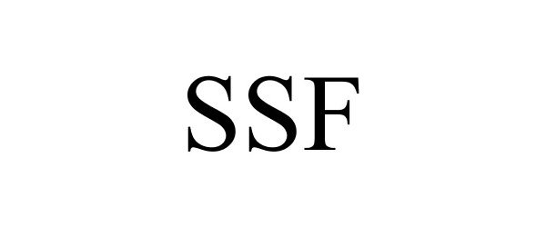 Trademark Logo SSF