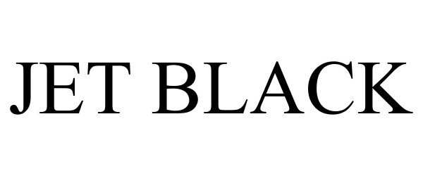 Trademark Logo JET BLACK