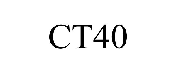 Trademark Logo CT40
