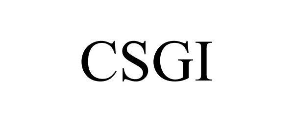 Trademark Logo CSGI