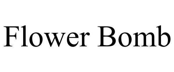 Trademark Logo FLOWER BOMB