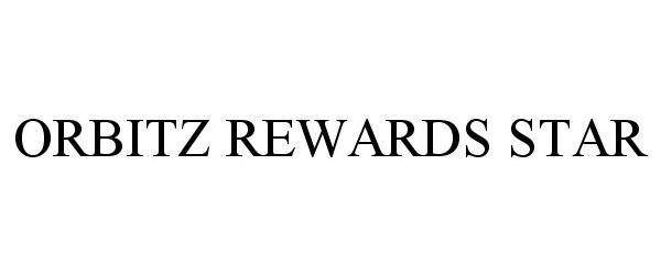 Trademark Logo ORBITZ REWARDS STAR