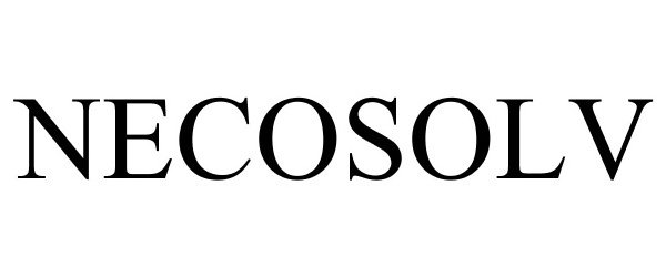 Trademark Logo NECOSOLV