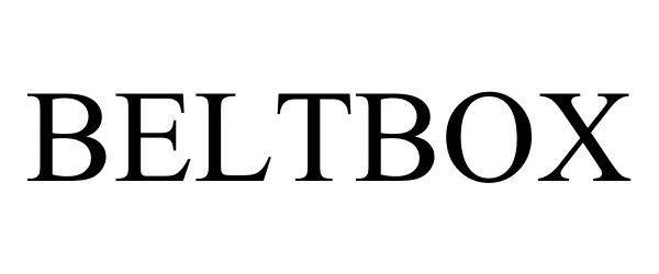 Trademark Logo BELTBOX
