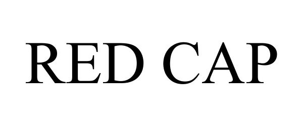 Trademark Logo RED CAP