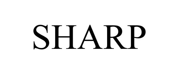 Trademark Logo SHARP