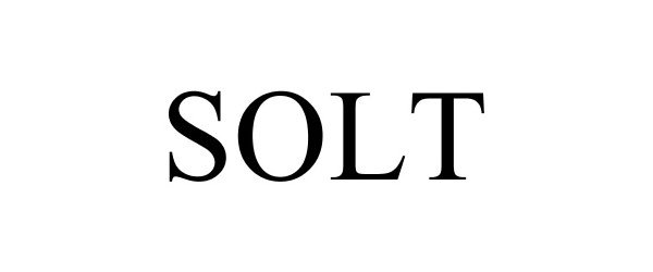 Trademark Logo SOLT
