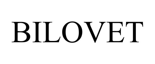 Trademark Logo BILOVET