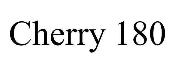 Trademark Logo CHERRY 180