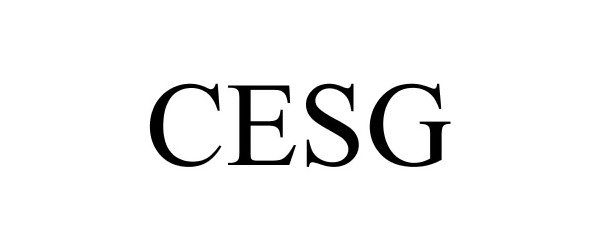 Trademark Logo CESG