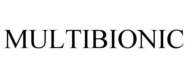 Trademark Logo MULTIBIONIC