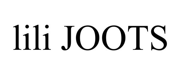 Trademark Logo LILI JOOTS