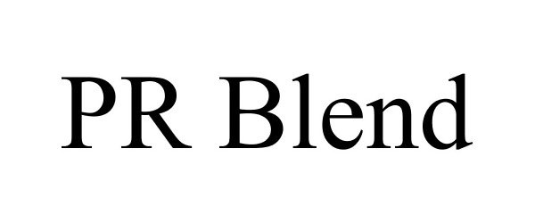 Trademark Logo PR BLEND