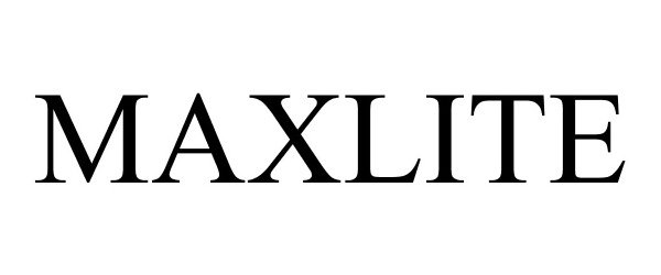 Trademark Logo MAXLITE