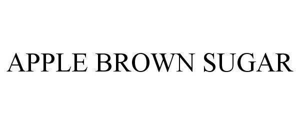Trademark Logo APPLE BROWN SUGAR