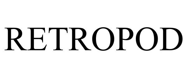 Trademark Logo RETROPOD