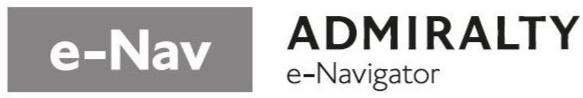 Trademark Logo E-NAV ADMIRALTY E-NAVIGATOR