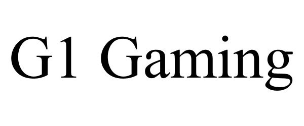 Trademark Logo G1 GAMING