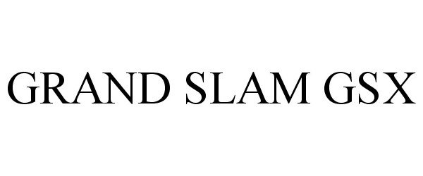 Trademark Logo GRAND SLAM GSX