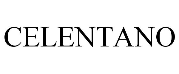 Trademark Logo CELENTANO