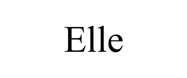 Trademark Logo ELLE
