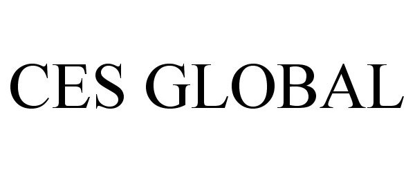 Trademark Logo CES GLOBAL