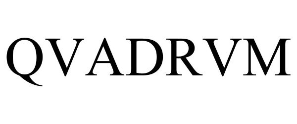 Trademark Logo QVADRVM