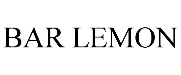 Trademark Logo BAR LEMON