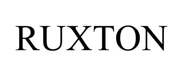 Trademark Logo RUXTON