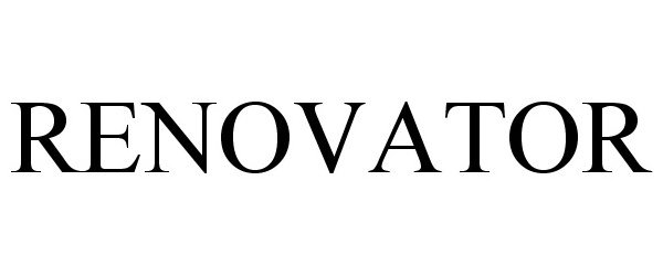 Trademark Logo RENOVATOR