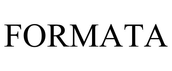 Trademark Logo FORMATA