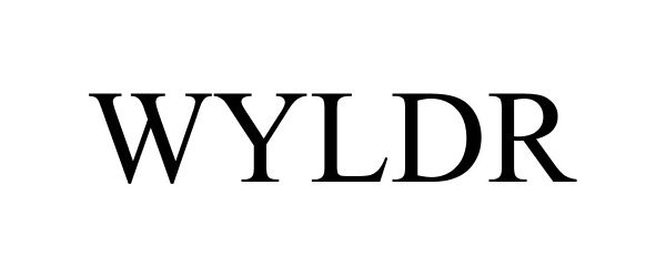 Trademark Logo WYLDR