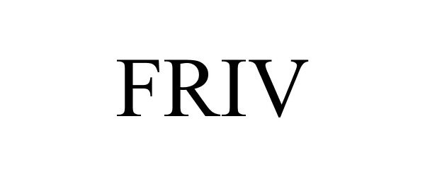 Trademark Logo FRIV