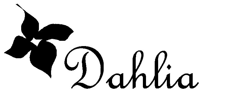 Trademark Logo DAHLIA