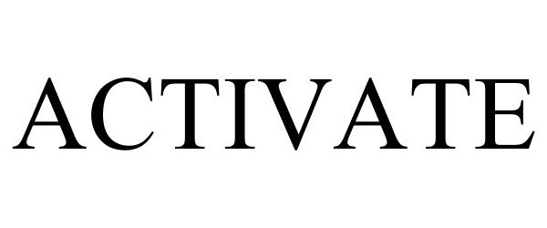 Trademark Logo ACTIVATE