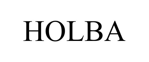 Trademark Logo HOLBA