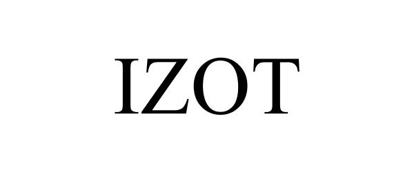 Trademark Logo IZOT