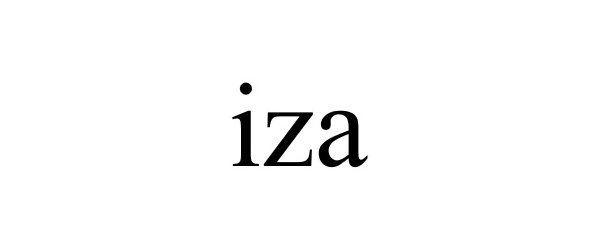 Trademark Logo IZA