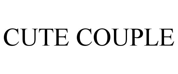 Trademark Logo CUTE COUPLE