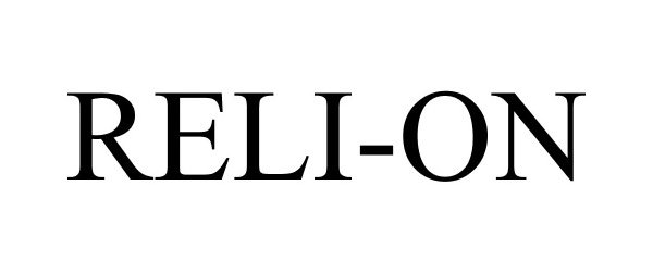 Trademark Logo RELI-ON