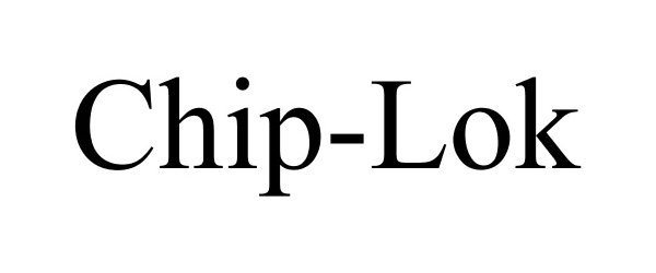 Trademark Logo CHIP-LOK