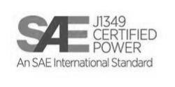  SAE J1349 CERTIFIED POWER AN SAE INTERNATIONAL STANDARD
