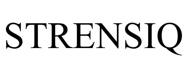 Trademark Logo STRENSIQ