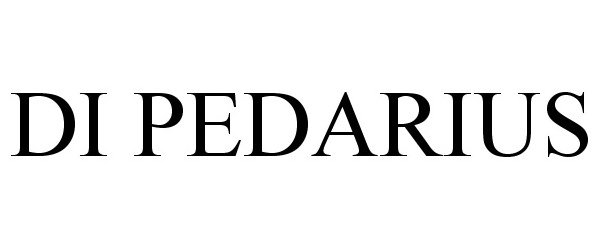 Trademark Logo DI PEDARIUS