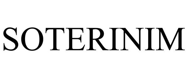 Trademark Logo SOTERINIM