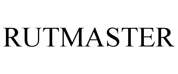 Trademark Logo RUTMASTER