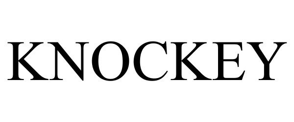 Trademark Logo KNOCKEY